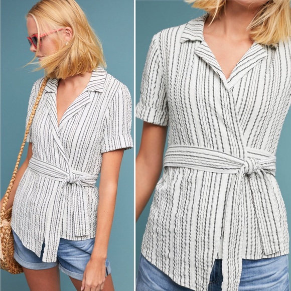 Anthropologie Tops - Anthropologie ‘Amadi’ Matute Wrapped Blouse szL